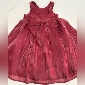 H&M Burgundy Kids Dress with Bow